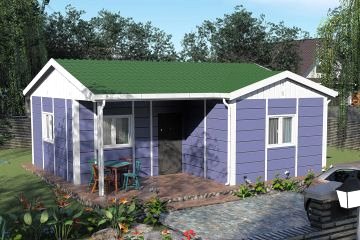 51 m2 2+1 Prefabrik Ev Model: İznik