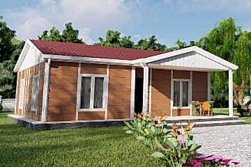 75 m2 2+1 Prefabrik Ev Model: İnci