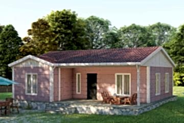 87 m2 3+1 Prefabrik Ev Model: Yedirenk