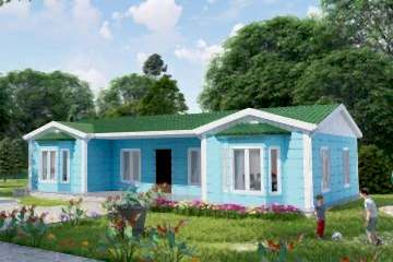 96 m² 3+1 Prefabrik Ev