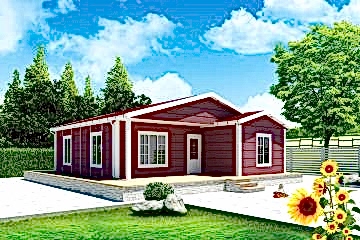 88 m2 3+1 Prefabrik Ev Model: Ayazağa