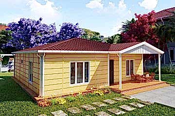 103 m2 3+1 Prefabrik Ev Model: Ege