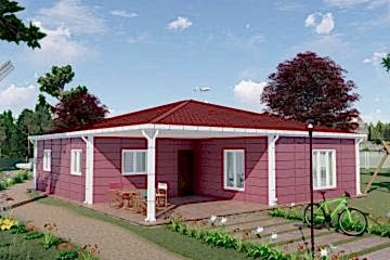 123 m2 3+1 Prefabrik Ev Model: Alaçatı