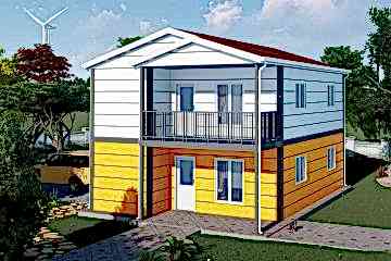 139 m² Prefabrik Villa Modeli: Apart