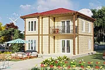 138 m² Prefabrik Villa Modeli: Prestij