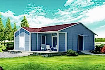 73 m2 2+1 Prefabrik Ev Model: Ayasofya