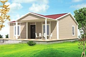 75 m2 2+1 Prefabrik Ev Model: İshakpaşa