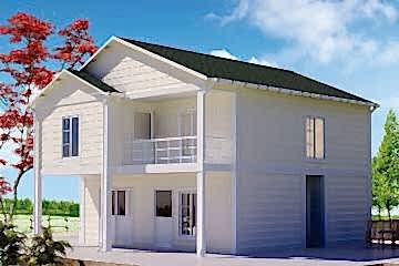 130 m2 Prefabrik Villa Modeli: Beyaz Köşk