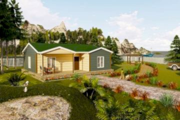 88 m² Modern Çelik Ev