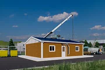 4 Kişilik Prefabrik Ofis