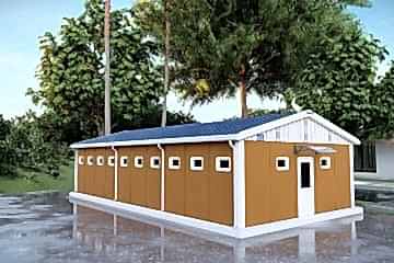 20 Kapasiteli Tuvalet & Duş