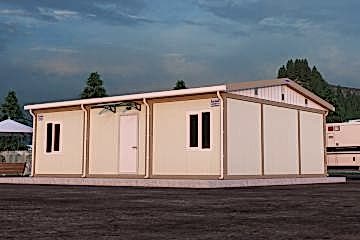 41 m² Konteyner Klinik