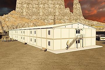 40 Kişilik Mühendis Yatakhane Konteyner