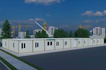 330 m² Şantiye Dinlenme Alanı