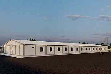 104 Kişilik İşçi Yatakhane Konteyner