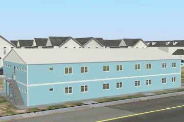Prefabrik İşçi Koğuşu 736 m²