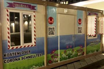 Almanya Korona Test Konteyneri