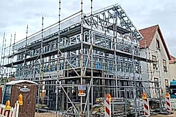 Almanya'da Çelik Konstrüksiyon Konut Projesi