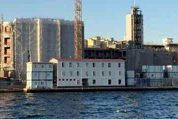 3 Katlı Galataport Prefabrik Şantiye Ofisleri