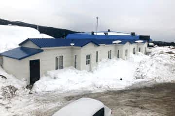 Kış Turizm Çalışanları için Çelik Evler